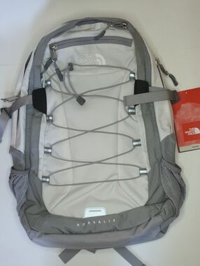 The North Face Borealis Backpack - Light Gray and Gray
